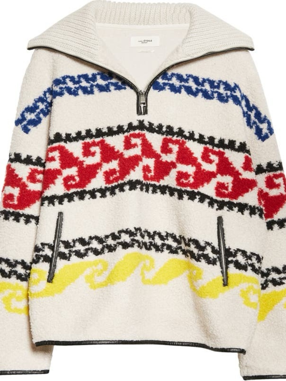 Isabel Marant Marner Fleece Pullover Top - Size M